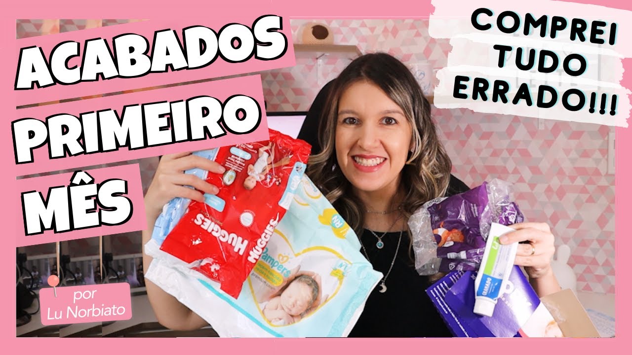 ERREI FEIO NO ENXOVAL DO BEBÊ - Acabados do primeiro mês