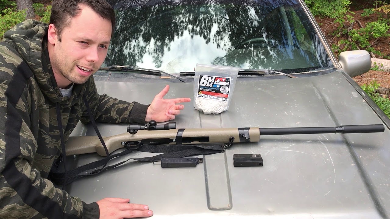 M24 Snow wolf airsoft sniper rifle review