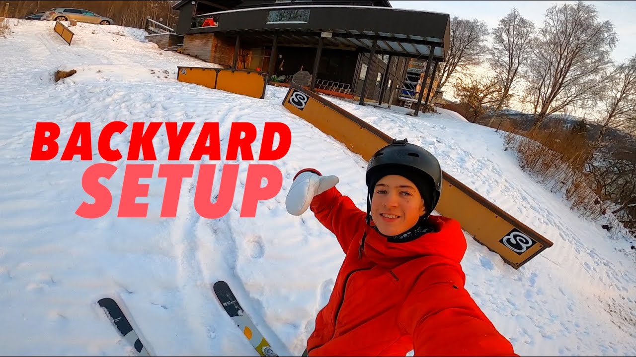 BACKYARD SETUP - Rail ski universe !! VLOG 18