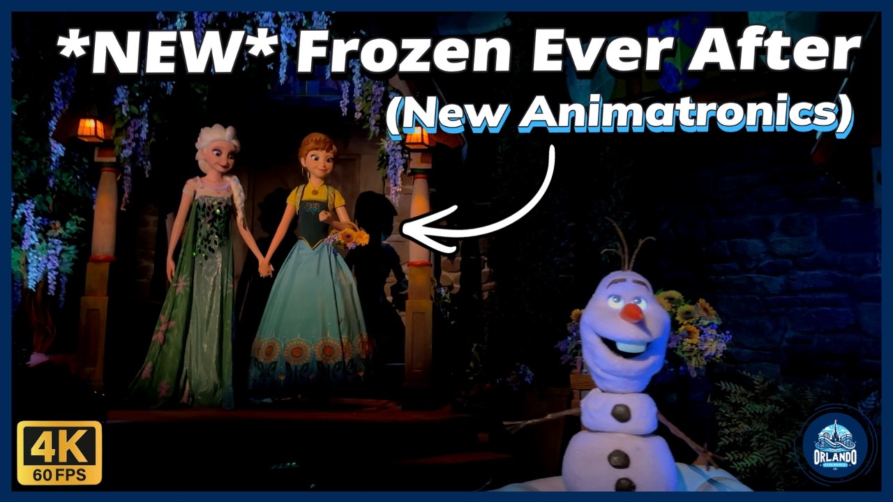 *NEW* Frozen Ever After POV with New Animatronics! (4K 60FPS)