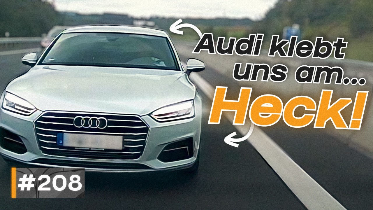 Drängeln auf Autobahn und PKW zum 2. mal bei Schnee im Graben versenkt! | #GERMAN #DASHCAM | #208