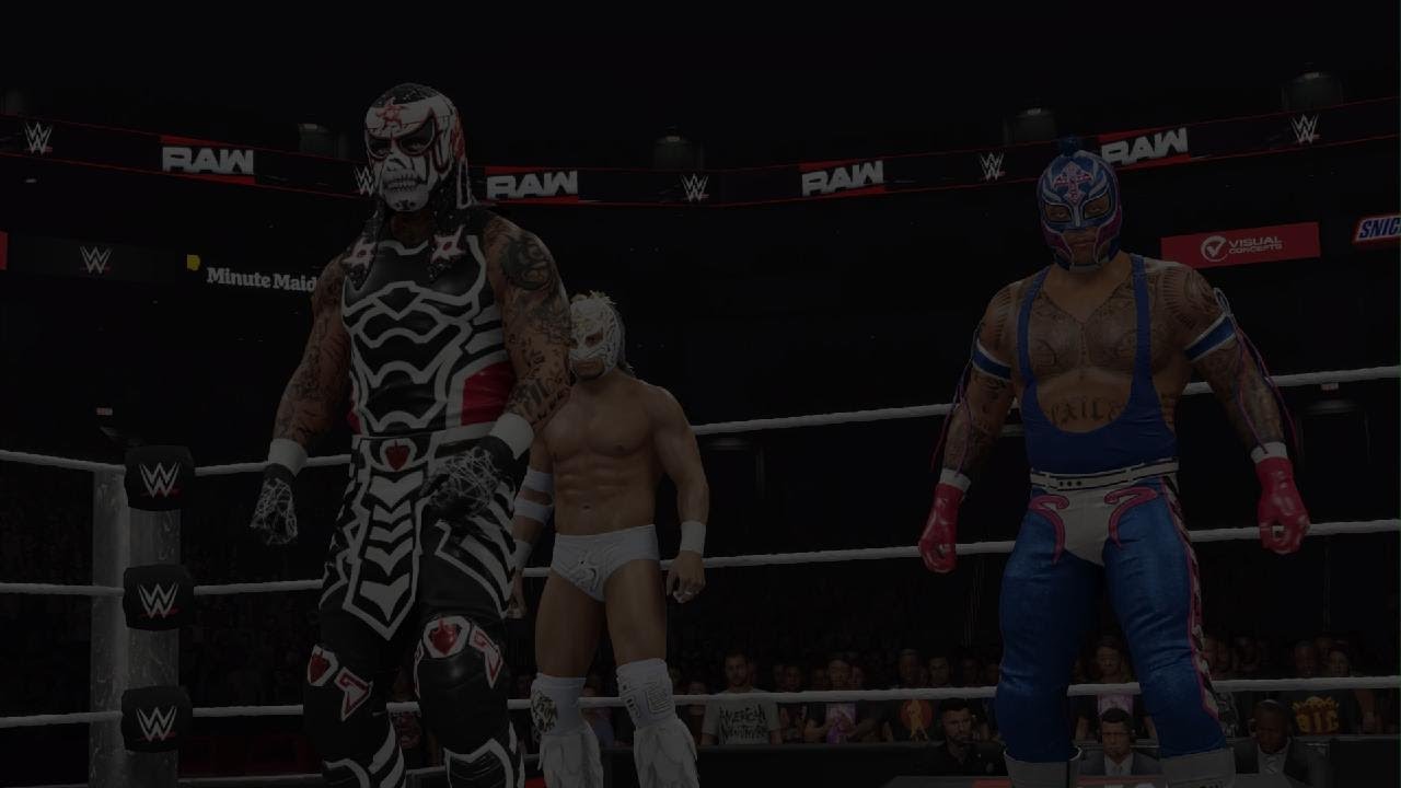 WWE 2K25-Rey Mysterio & Dragon Lee & Penta Vs The Vision