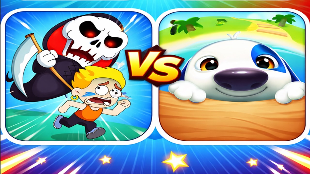 Death Puzzle vs My Talking Hank: Islands 😱🐶 Brain Tricks & Fun Island Gameplay Challenge!