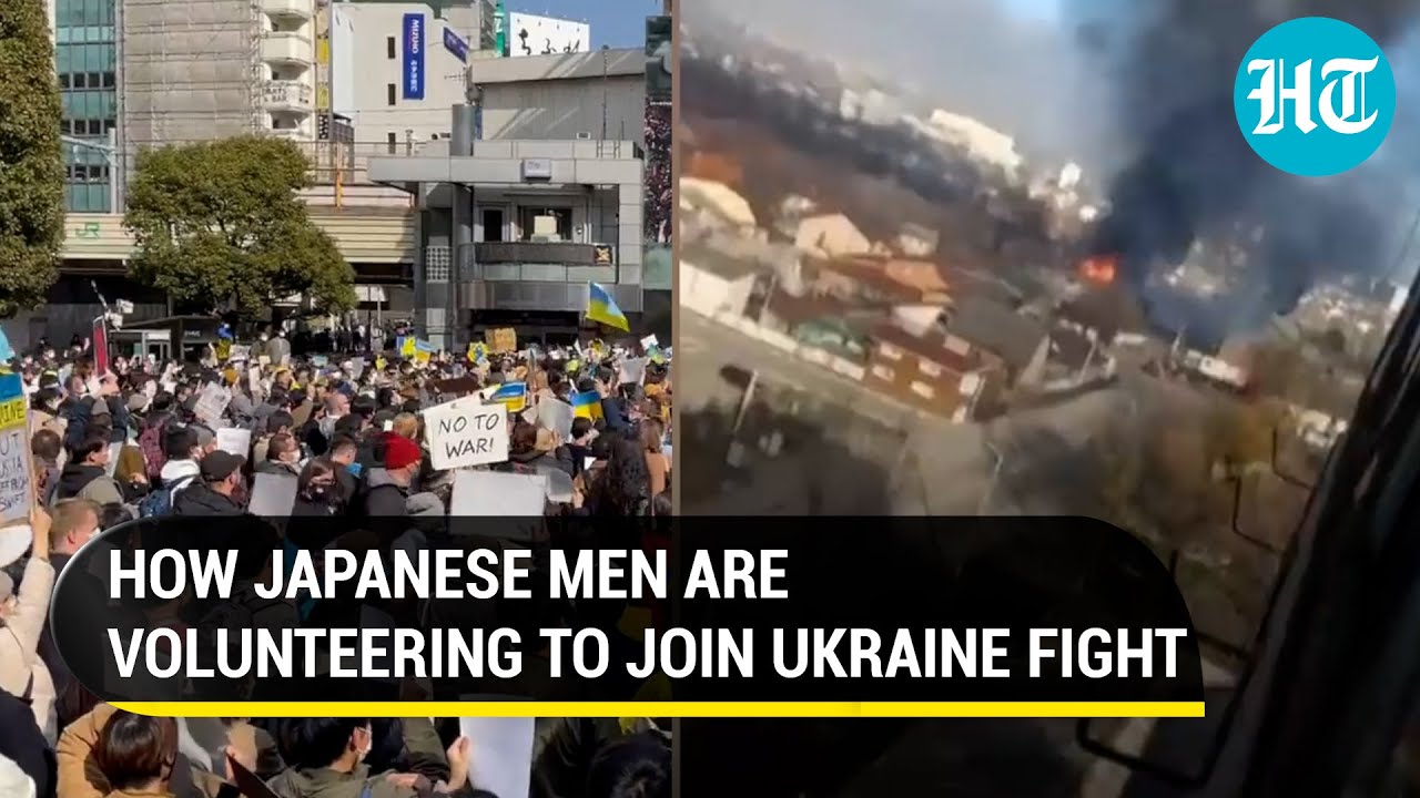 Japanese men answer Ukraine's call for help; Volunteer to join fight against Russia