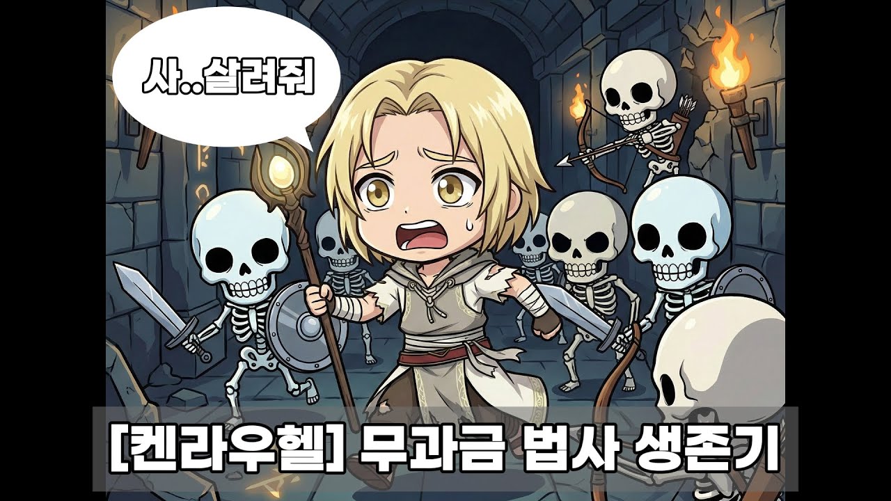 [리니지 클래식] 켄라우헬 무과금 법사 생존기! 결국 도베 2마리 샀습니다.