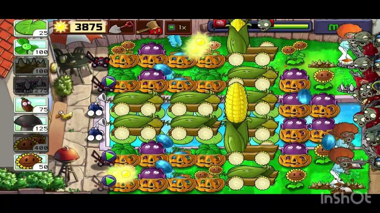 Plants 🌱 vs Zombies 🧟 (11-12 flags)