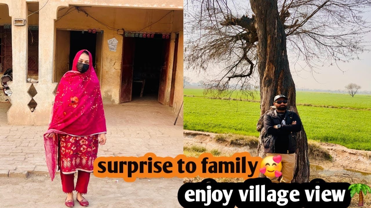 Aj humny gao ja k family ko surprise dia 😳#humary sath prank ho gya #