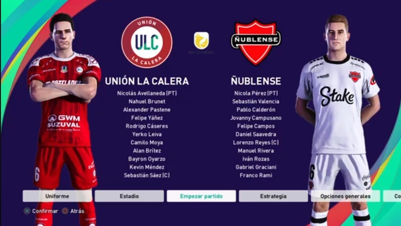 Chile Pes Aura Ps4 / Unión La Calera vs Ñublense / Liga Itau 2026