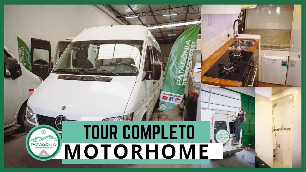 INCRÍVEL TOUR NESSA SPRINTER 313 MOTORHOME PARA 4 PASSAGEIROS! Mais um veículo Patagônia Motorhomes