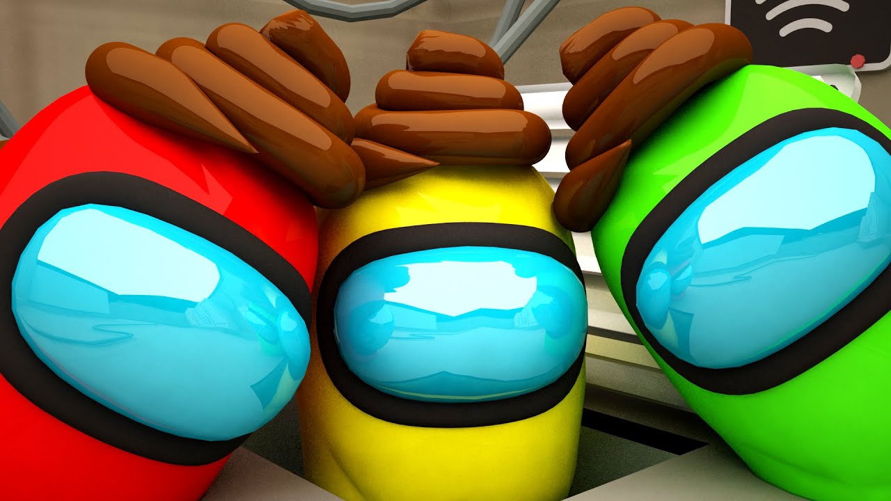 AMONG US POOP! / 0000 / IMPOSTOR POOPED EVERYWHERE! / THE FUNNIEST ANIMATIONS! / #game #memes #funny