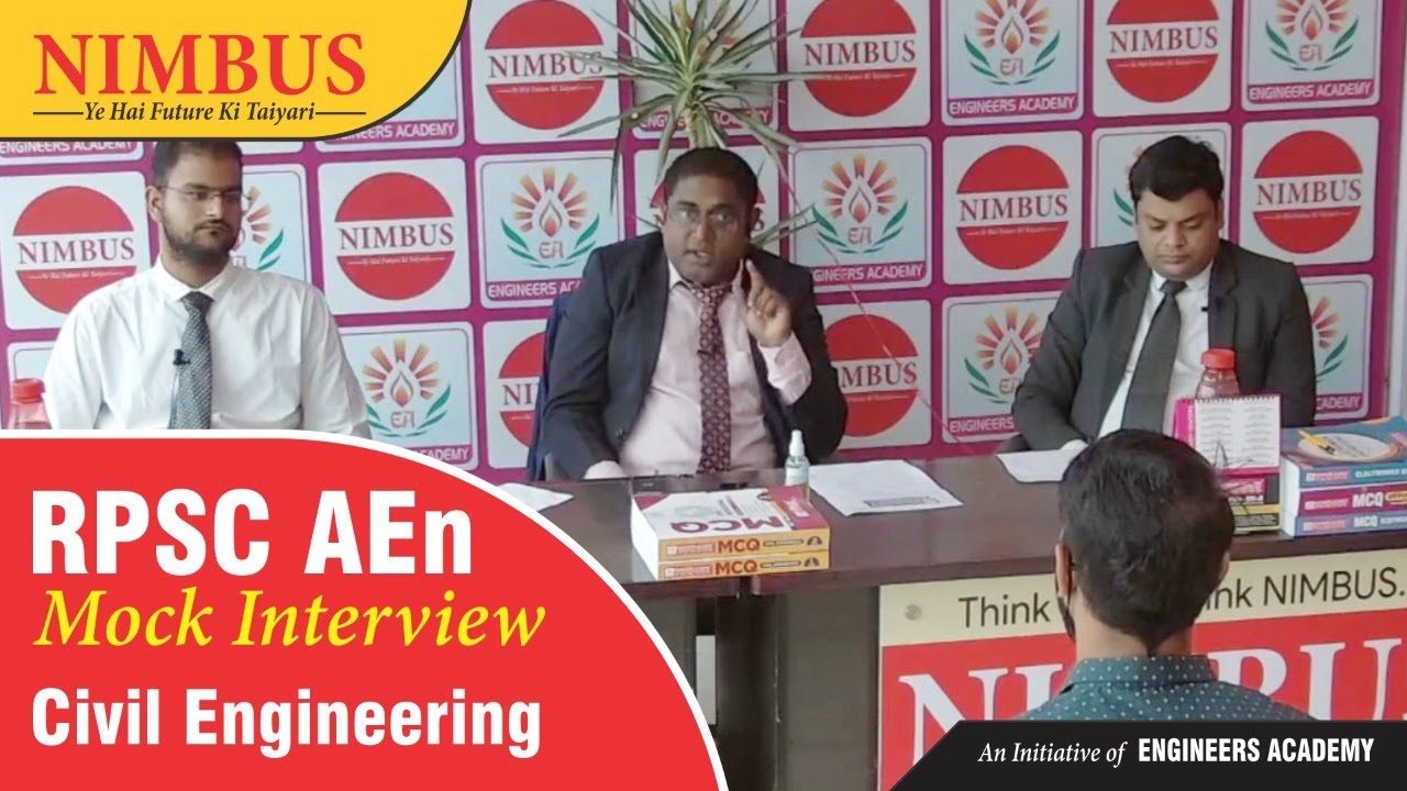 RPSC AEn Mock Interview | Interview Guidance Program for RPSC AEn | Civil Engineering