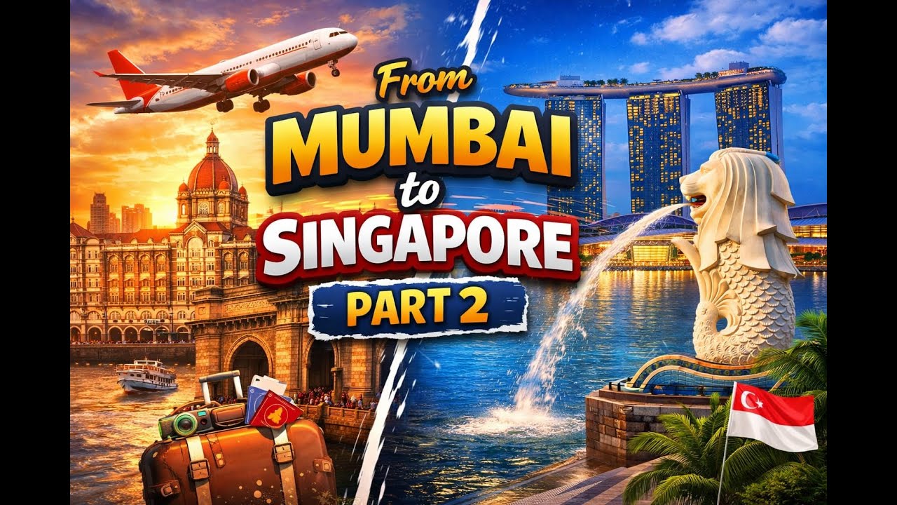 Mumbai to Singapore Airport 🇮🇳✈️🇸🇬 | Part 2 | Travel Vlog | Philippines Journey