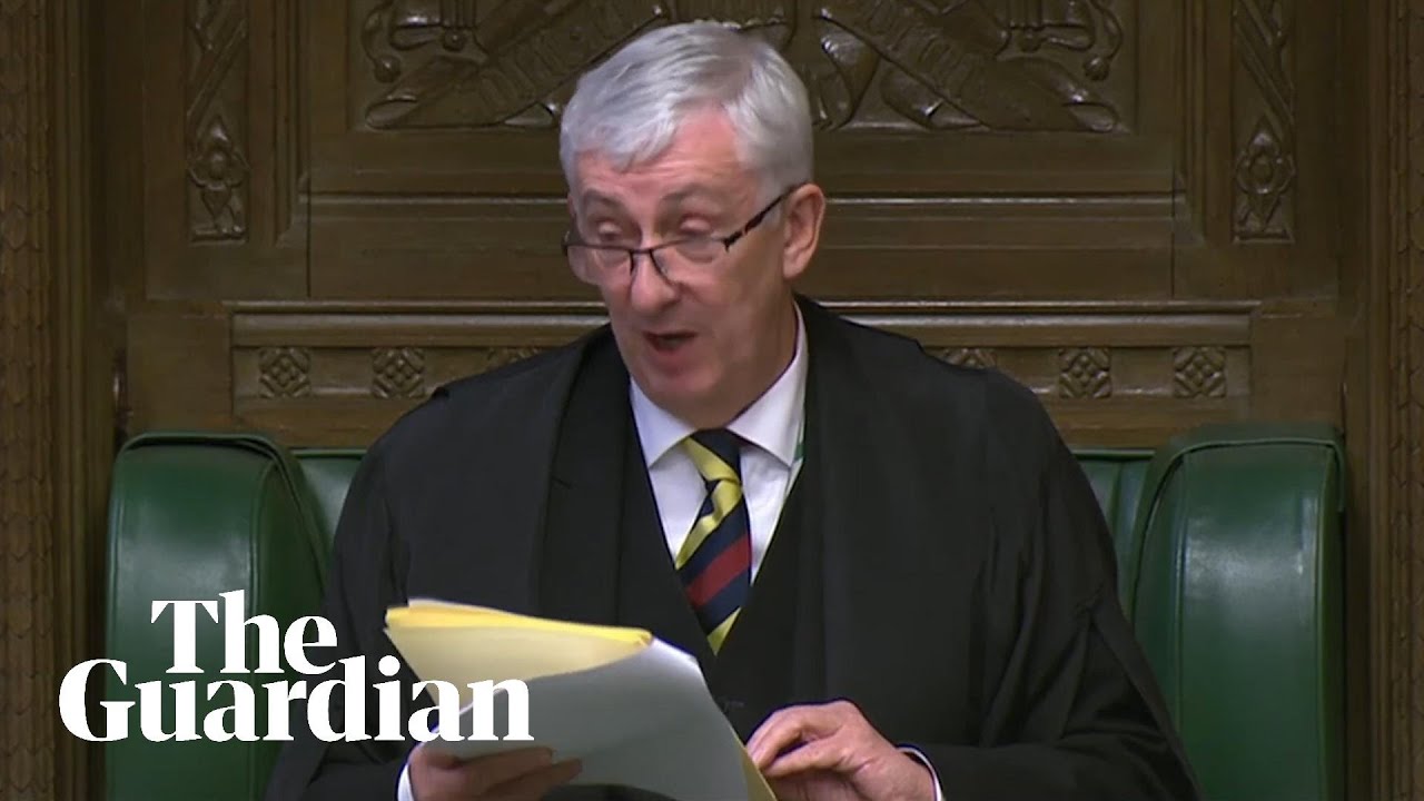Commons speaker accuses government of 'contempt' for parliament over Covid-19 powers