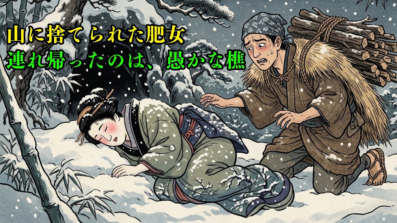 山に捨てられた太った女を救った愚かな樵。その後に起きた衝撃の逆転劇【江戸時代の庶民】【江戸好奇心】