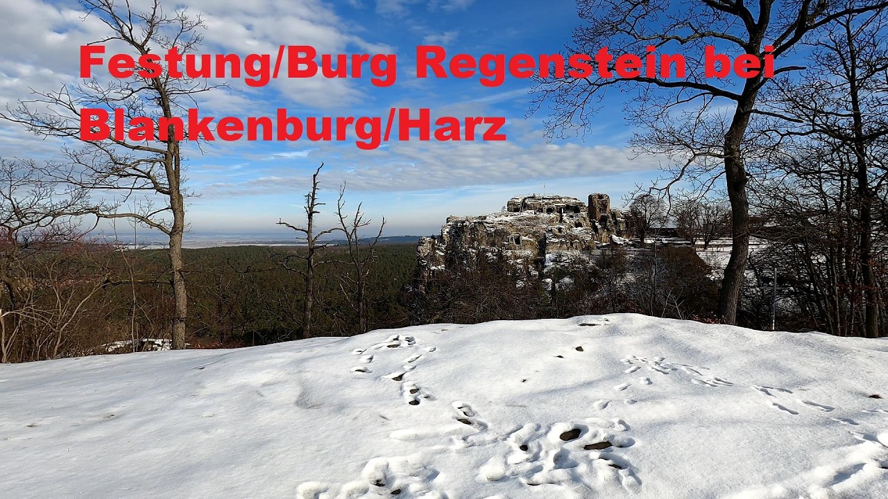Burg-/Festungsruine Regenstein bei Blankenburg im Harz