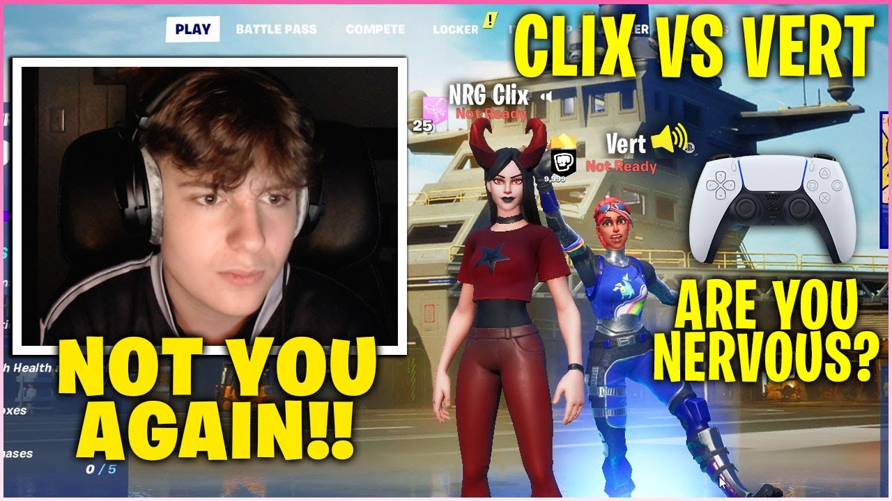 CLIX FINALLY Gets *REVENGE* Against CONTROLLER PLAYER Who RUIN 107-1 Box Fight Wagers (Clix Vs Vert)