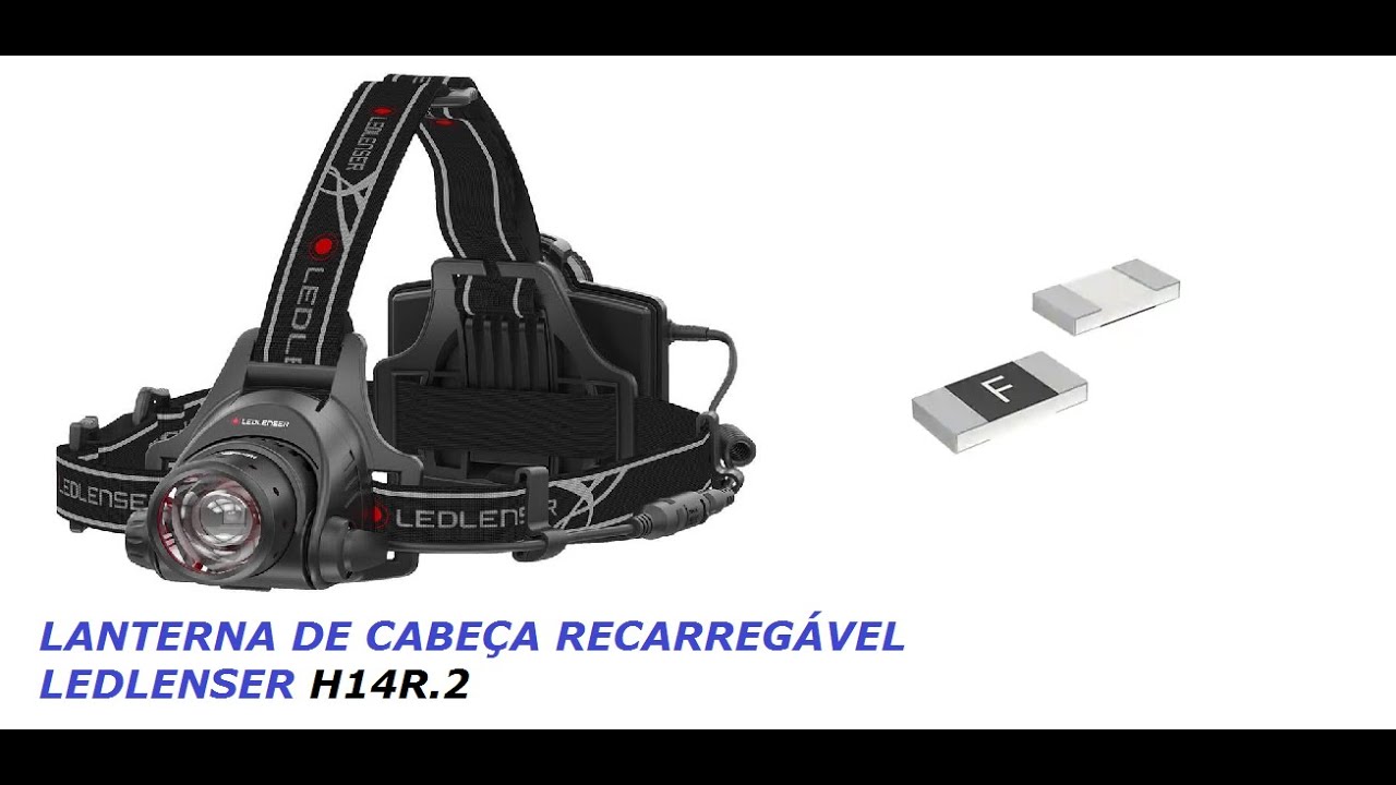 Defeito e conserto LANTERNA DE CABEÇA RECARREGÁVEL LEDLENSER H14R.2
