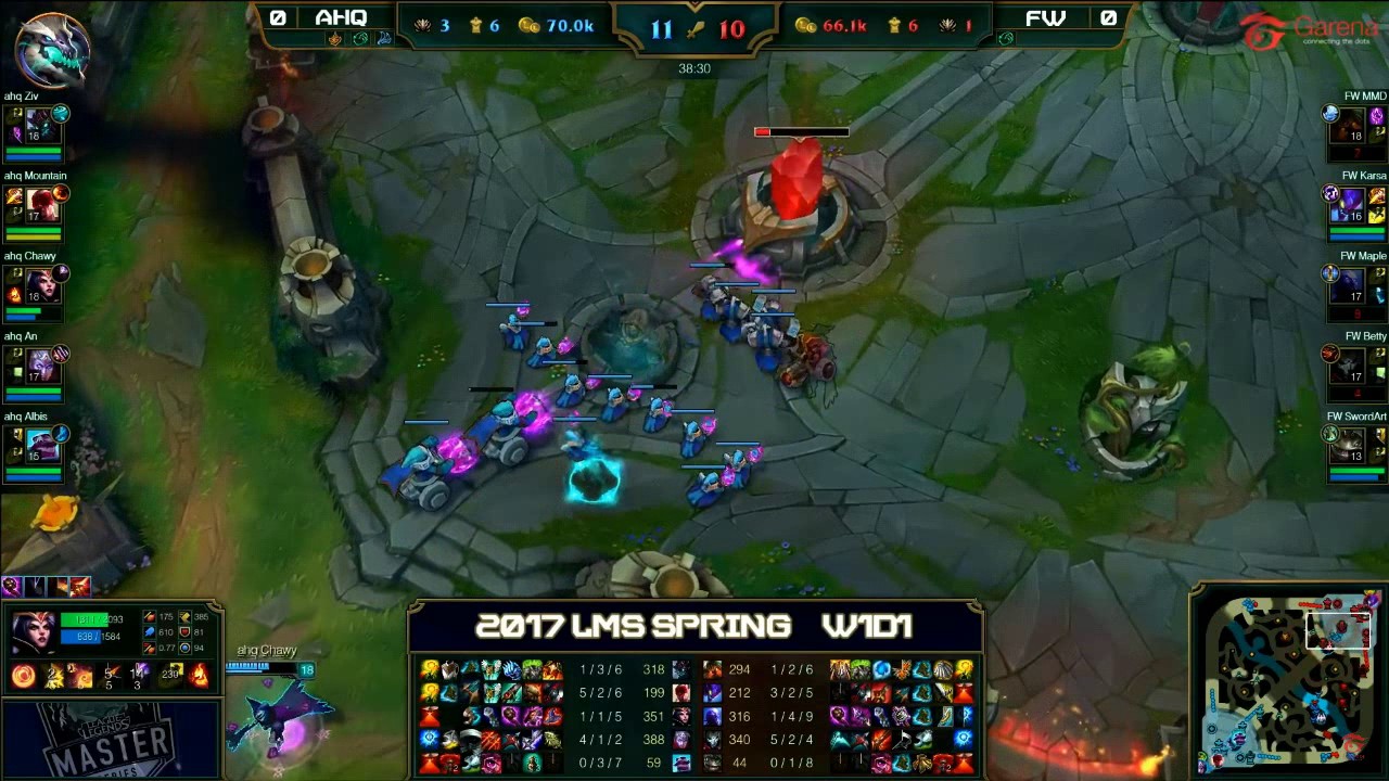 2017/1/21 LMS AHQ vs FW BO3 第一場 精華
