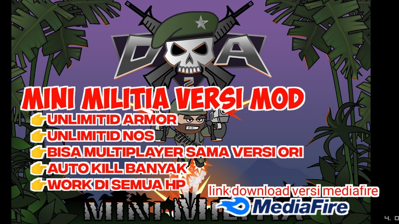 MINI MILITIA MOD APK UNLIMITED ARMOR Versi terbaru 2021