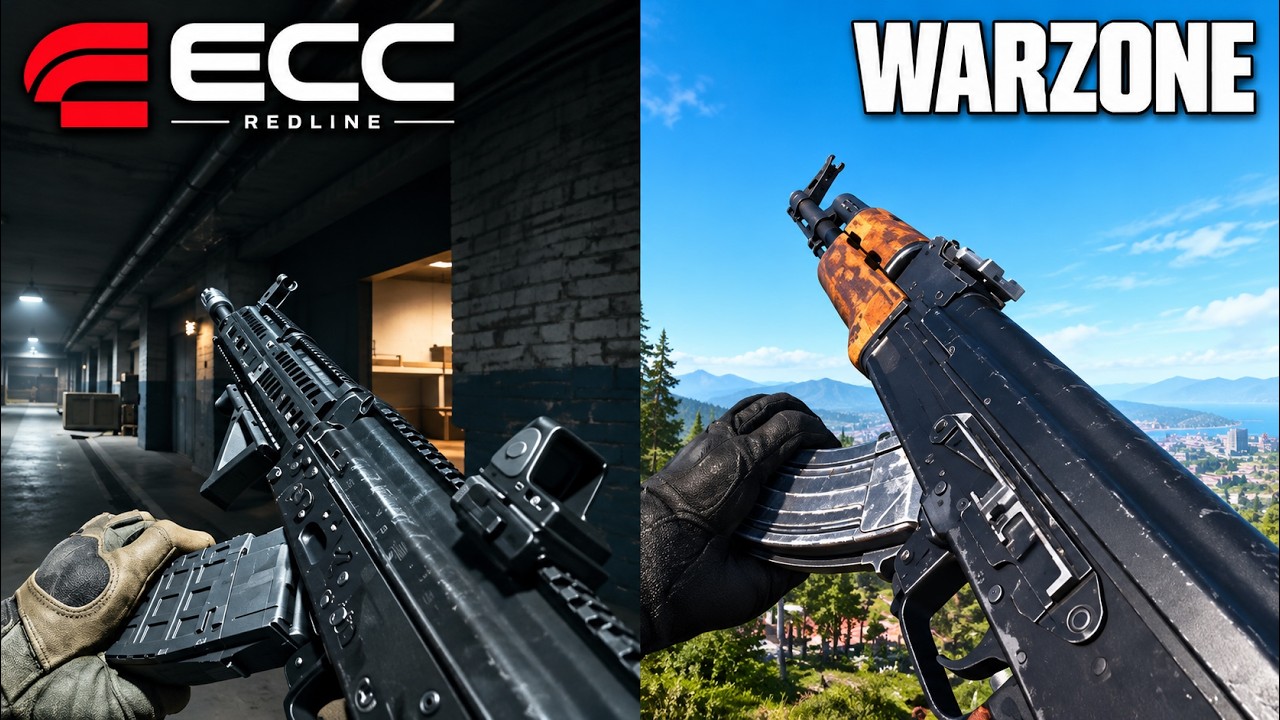 ECC Redline vs Warzone! 🔥 A Pixel-Perfect FPS Comparison