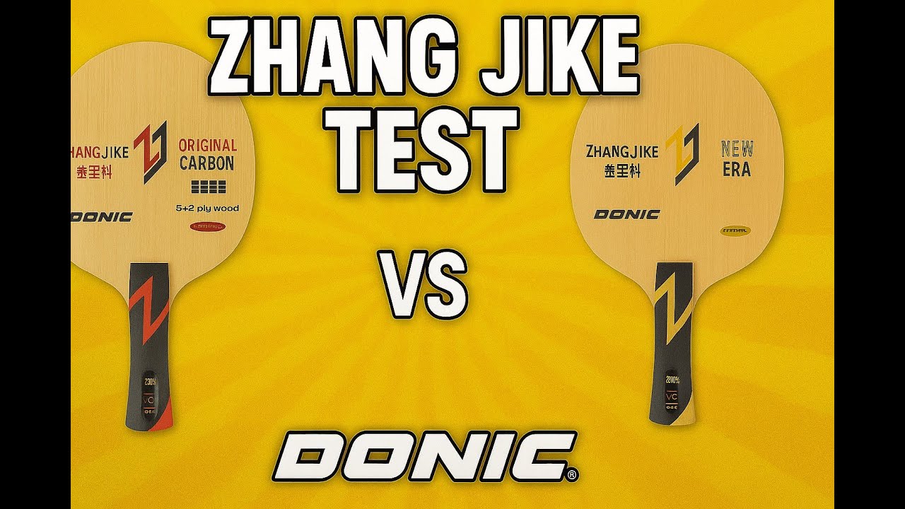 Zhang Jike New Era vs Zhang Jike Original Carbon Test