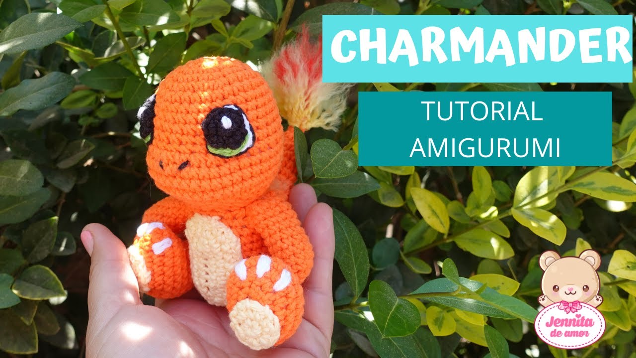 CHARMANDER POKEMON Tutorial paso a paso Nivel Intermedio (Patrón en Descripción)