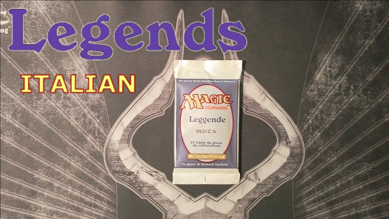 Legends Italian Leggende MTG Booster Opening