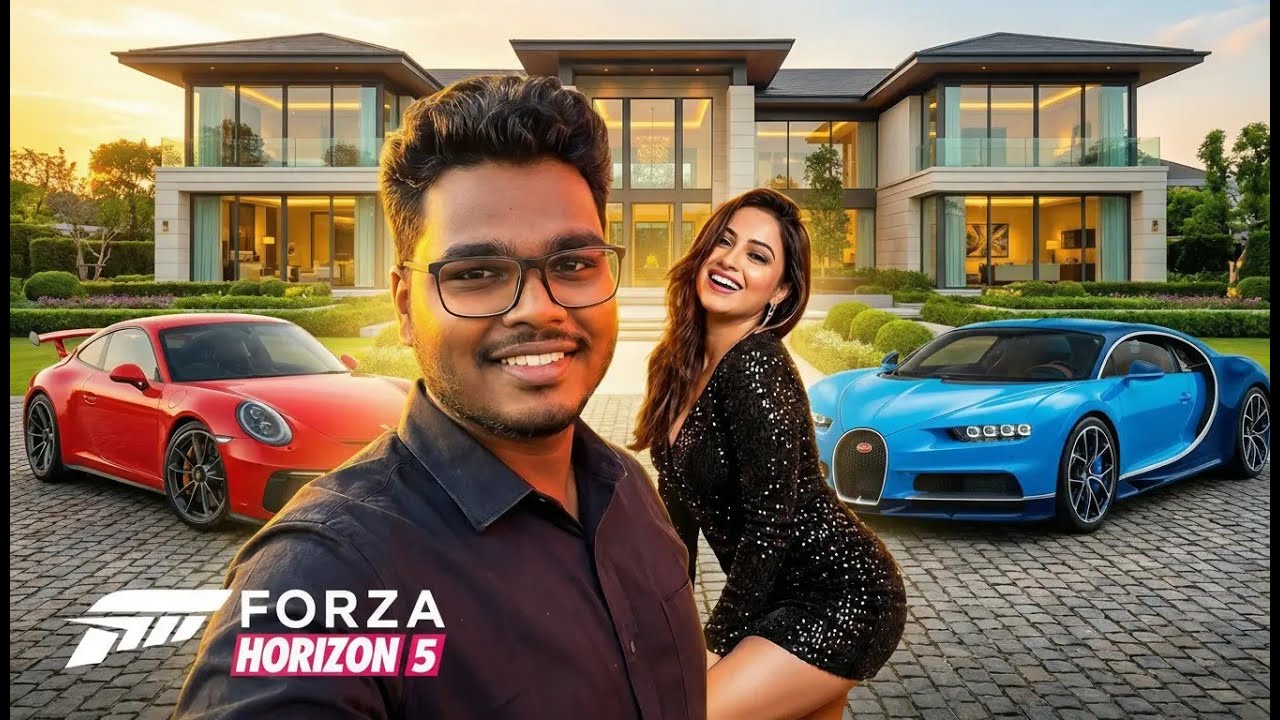 🔴 අද මගේ කෙල්ල එක්ක වටයක් දාමූ 🥵 | Forza Horizon 5 with girlfriends 🏎 | 