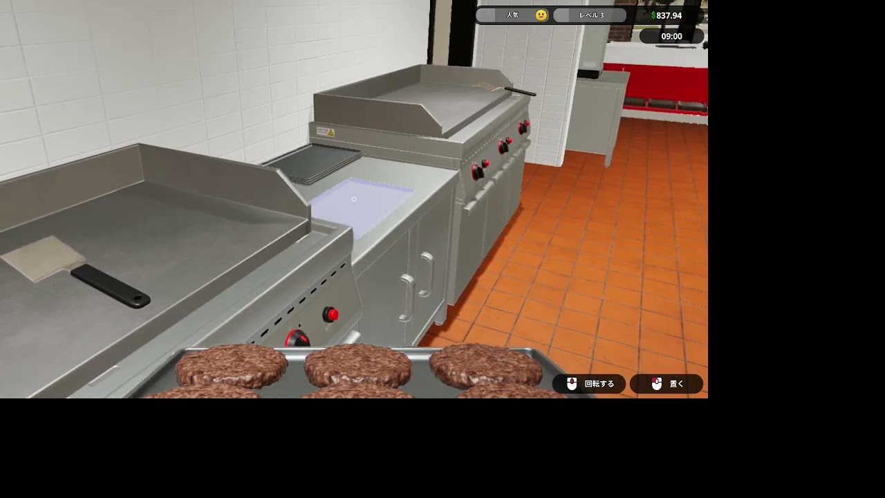[fast food simulation]高難易度で女独りワンオペ経営！