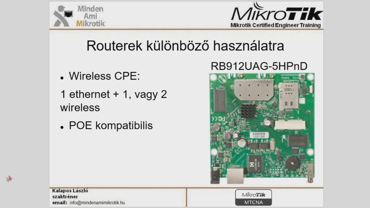 MikroTik Online 2. rész - a MikroTik és termékei
