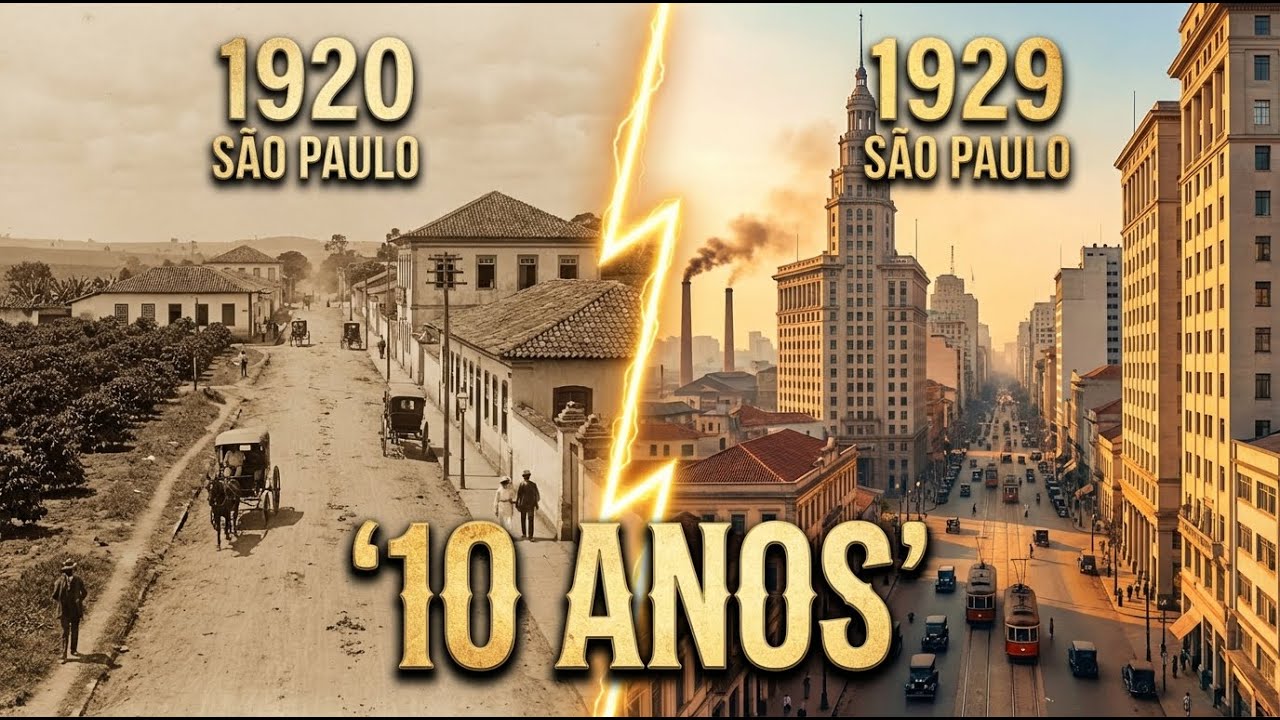 São Paulo nos anos 1920: A Explosão Industrial que Transformou Plantações de Café em Arranha-Céus