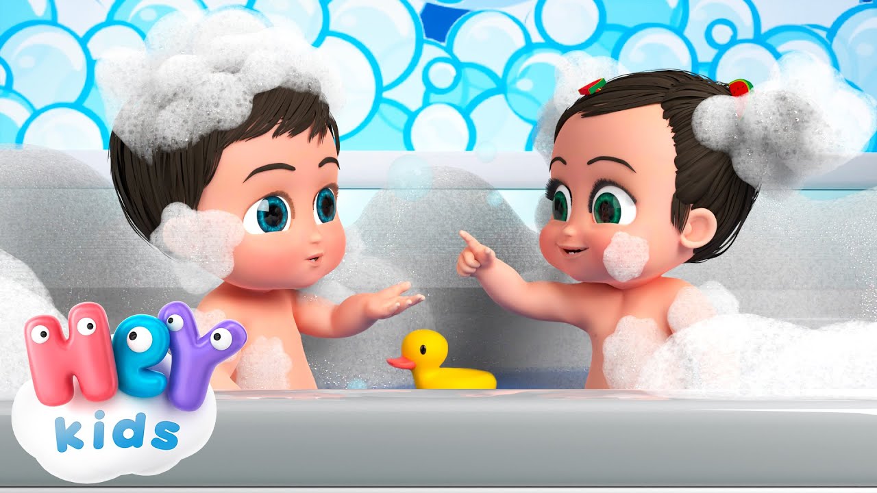&iexcl;Ba&ntilde;o de Burbujas! | Canci&oacute;n de Ba&ntilde;o para Ni&ntilde;os | HeyKids - Canciones infantiles