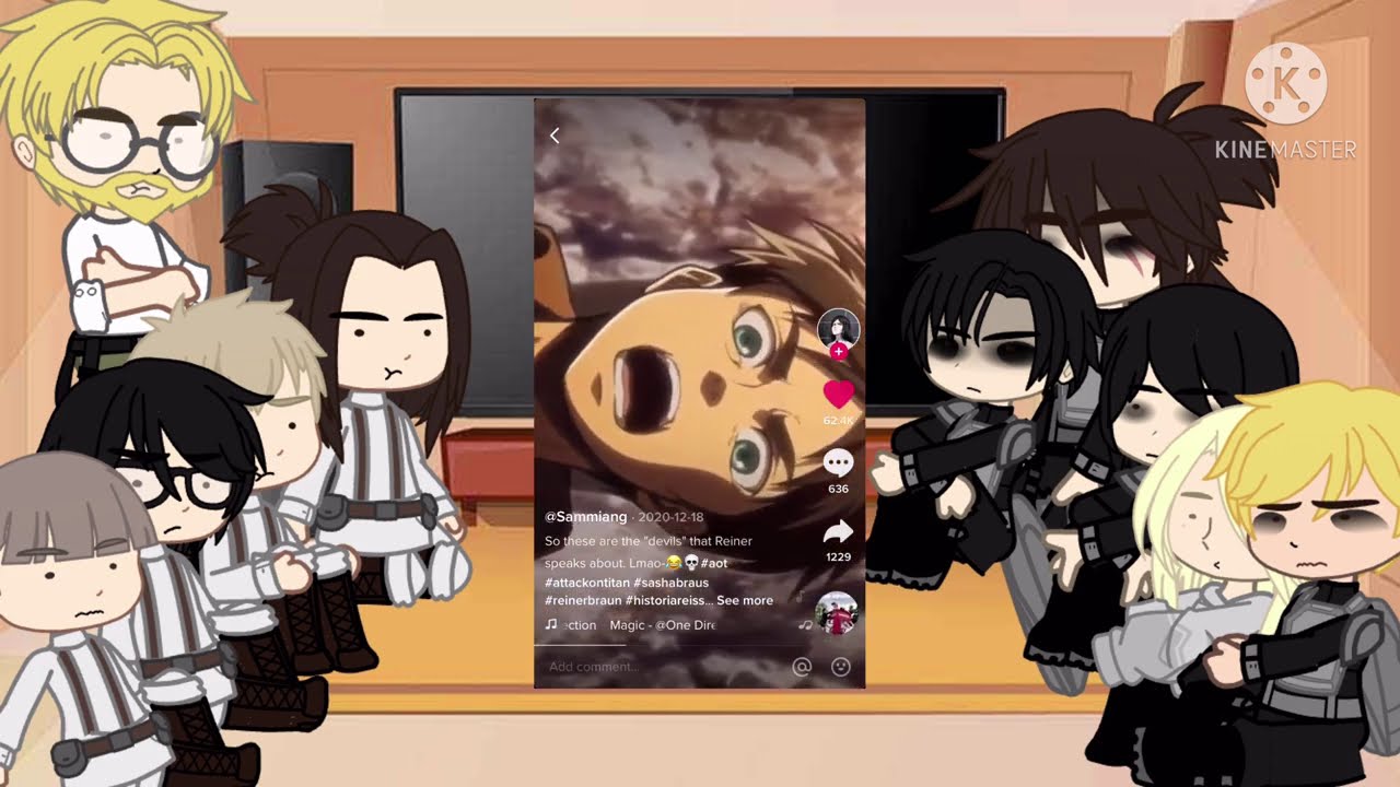 Marley + Future AOT react to Paradise Island(short). Part 1? read desc!!! 12 k SPECIAL! JOIN MY DISC
