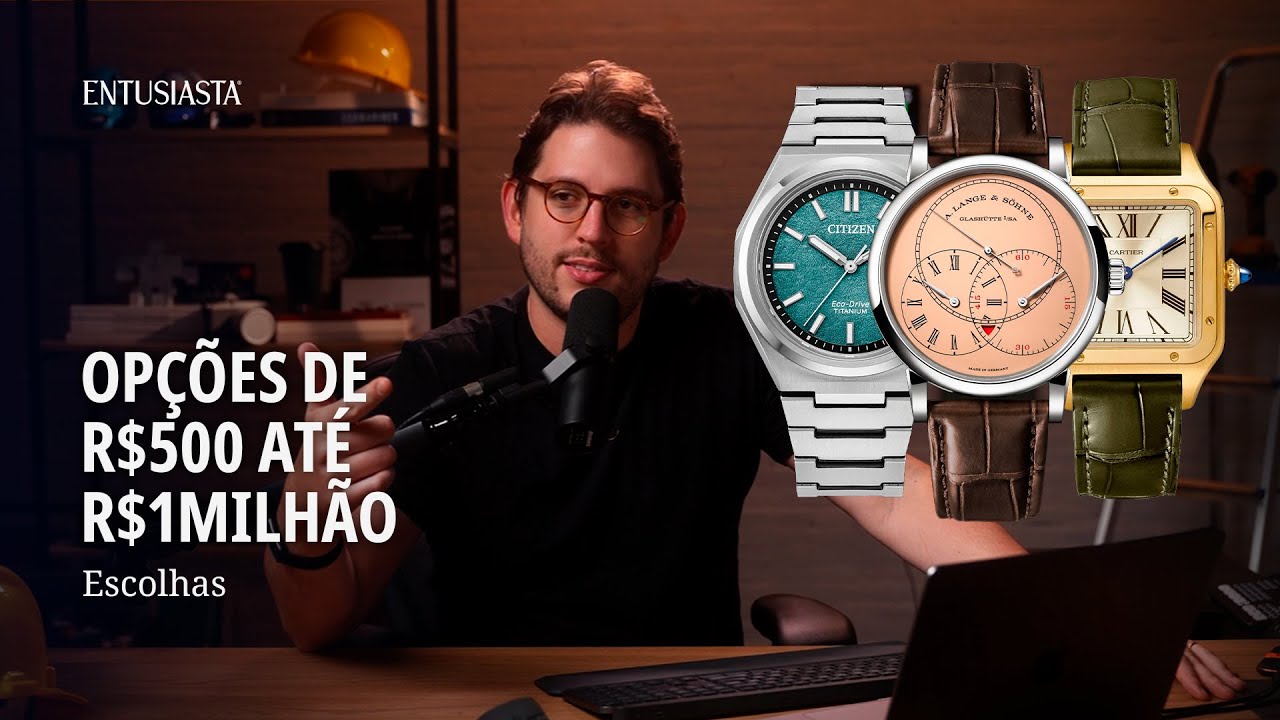 ESCOLHENDO RELÓGIOS DE 500 REAIS ATÉ 1 MILHÃO DE REAIS!!!