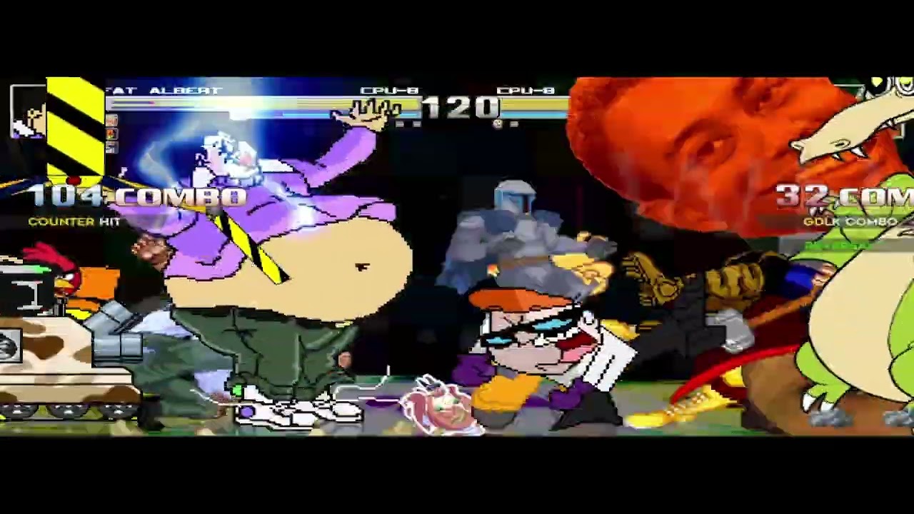 M.U.G.E.N. 8v8 Team Fat Albert Vs. Team Thor