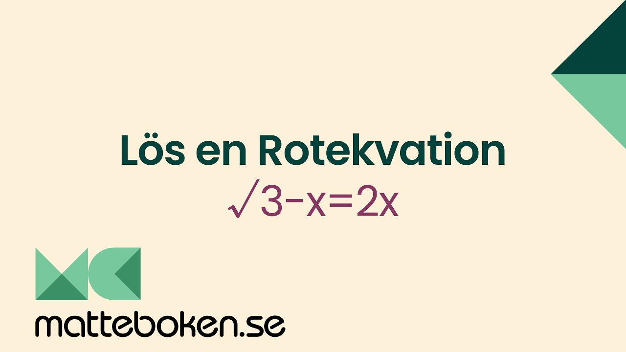 Rotekvationer