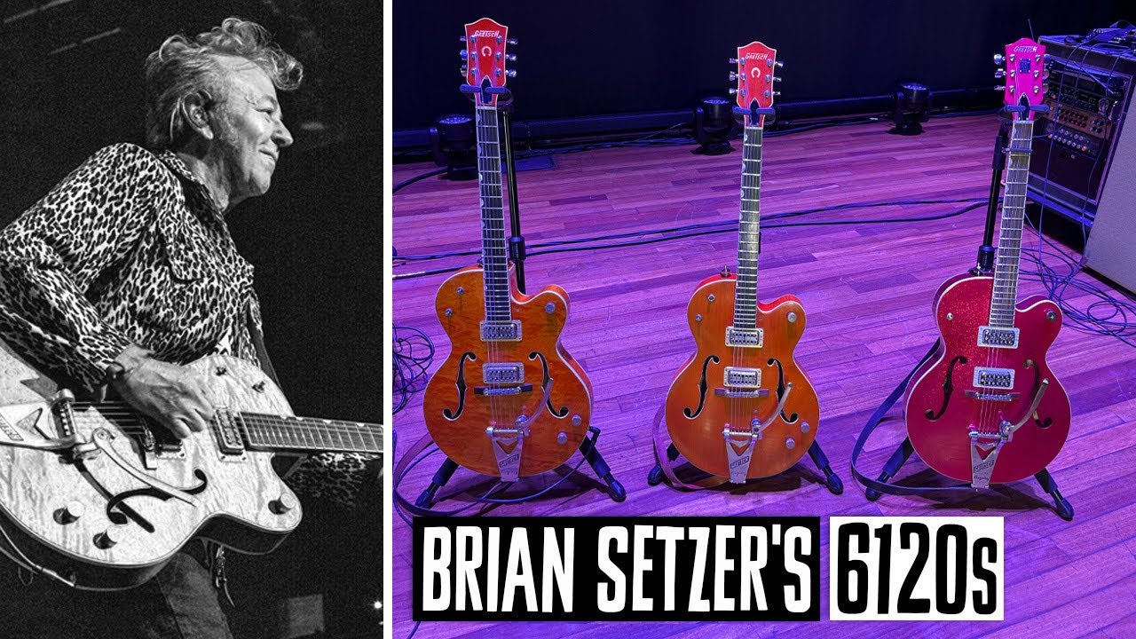 Brian Setzer's Vintage Gretsch Guitars 6120s