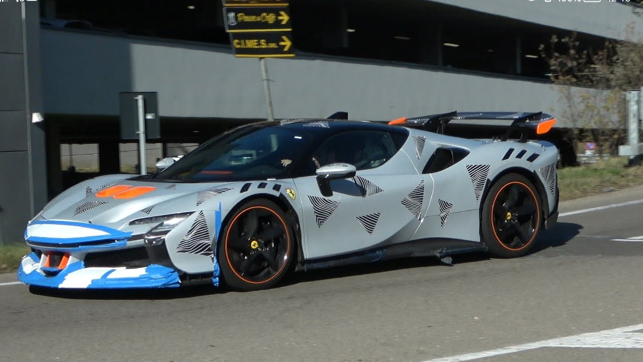 NEW FERRARIs under test in Maranello (SP3, Competizion, SF90xx, Purosangue, 296,Roma)