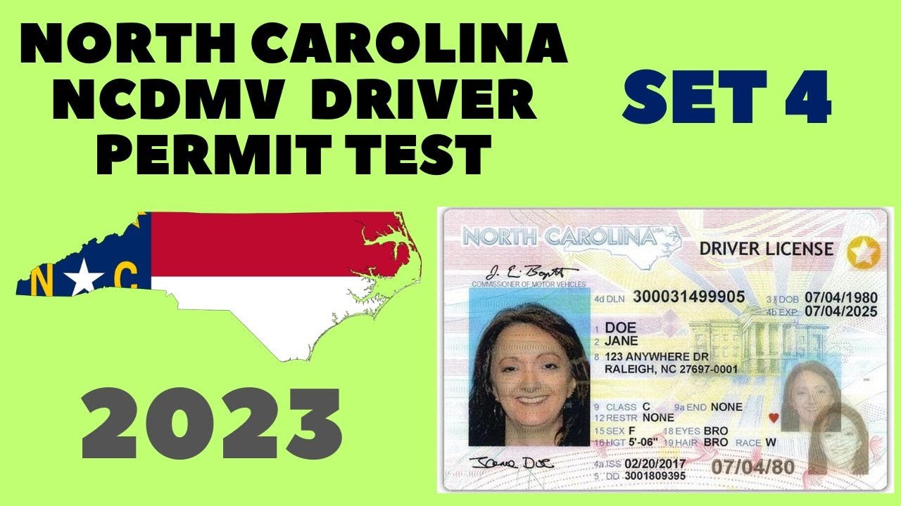 2023 North Carolina NCDMV written test set 4