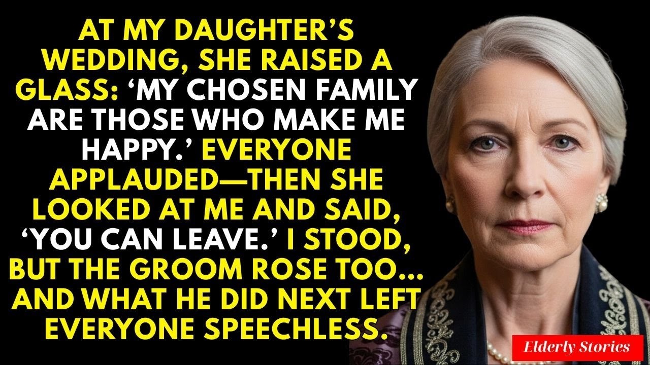 My Daughter Kicked Me Out Of Her Wedding, But When the Groom Stood Up, He…