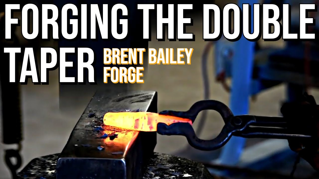 Forging Brent Bailey's Double Taper Punch from Start to Finish- Blacksmithing Tool Making