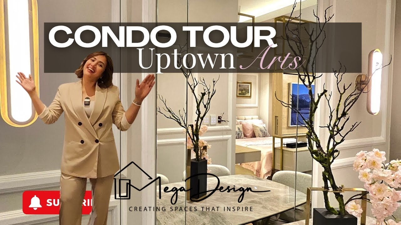 Hotel-Inspired Studio Unit Design | Modern & Elegant Living #UptownArts