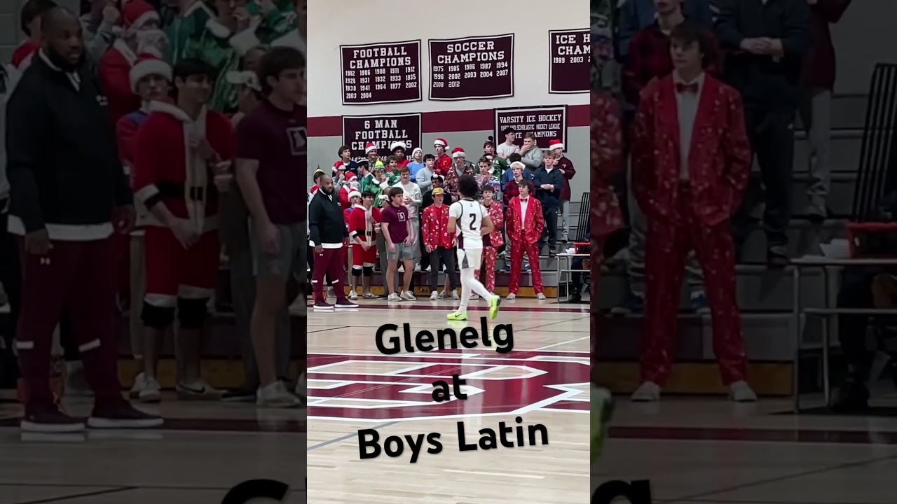 Glenelg at Boys Latin. Varsity Basketball.