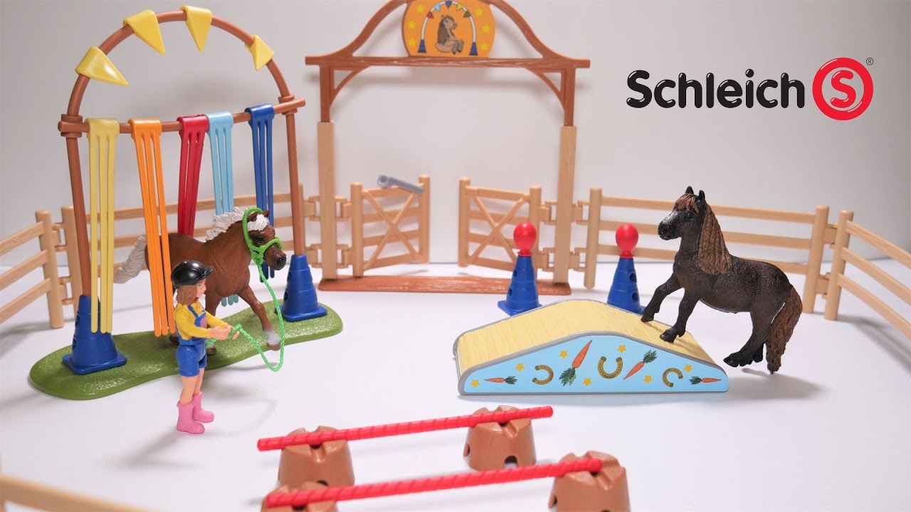 Schleich Pony Agility Training Unboxing | Schleich Farm World 42481