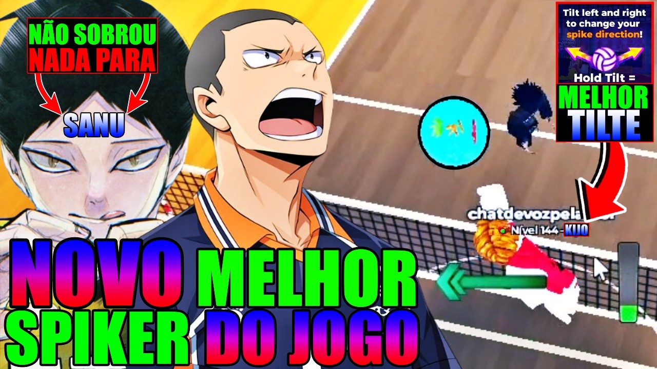 NÃO SOBROU NADA PARA O SANU...! KIJO E O NOVO MELHOR SPIKER DO VOLLEYBALL LEGENDS!! BUFF SANU...!