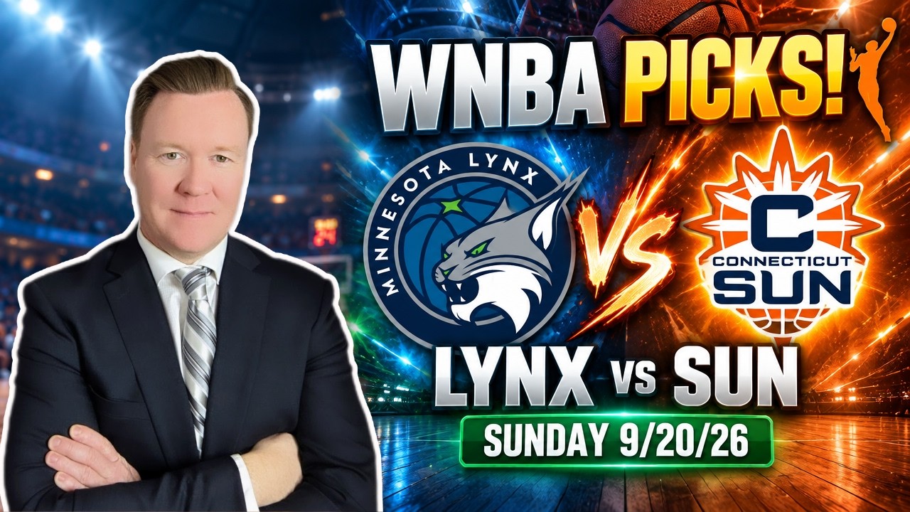 Minnesota Lynx vs Connecticut Sun &ndash; WNBA Pick l Sunday 9/20/26 l Vernon&rsquo;s Bets, Picks & Predictions
