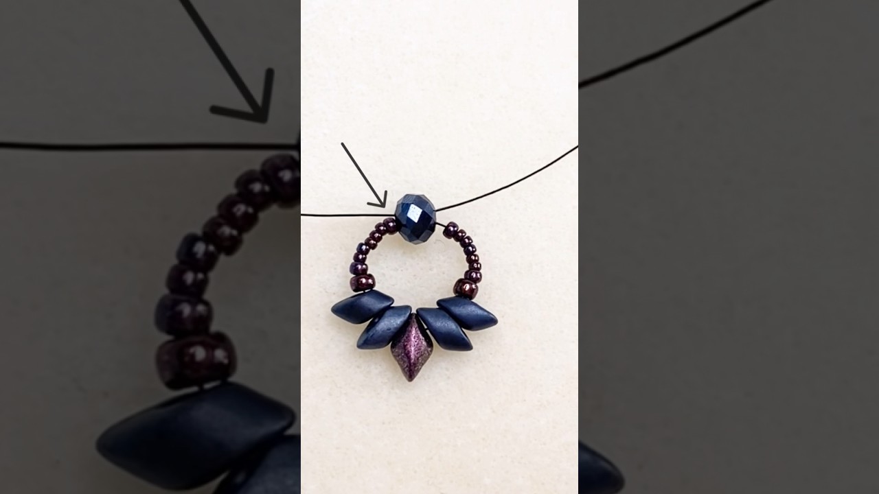 🪡👉🏻tutorial #beadedearrings #beadedjewelry #beads #beadingtutorial #beadsmaking #diy #beadstitch