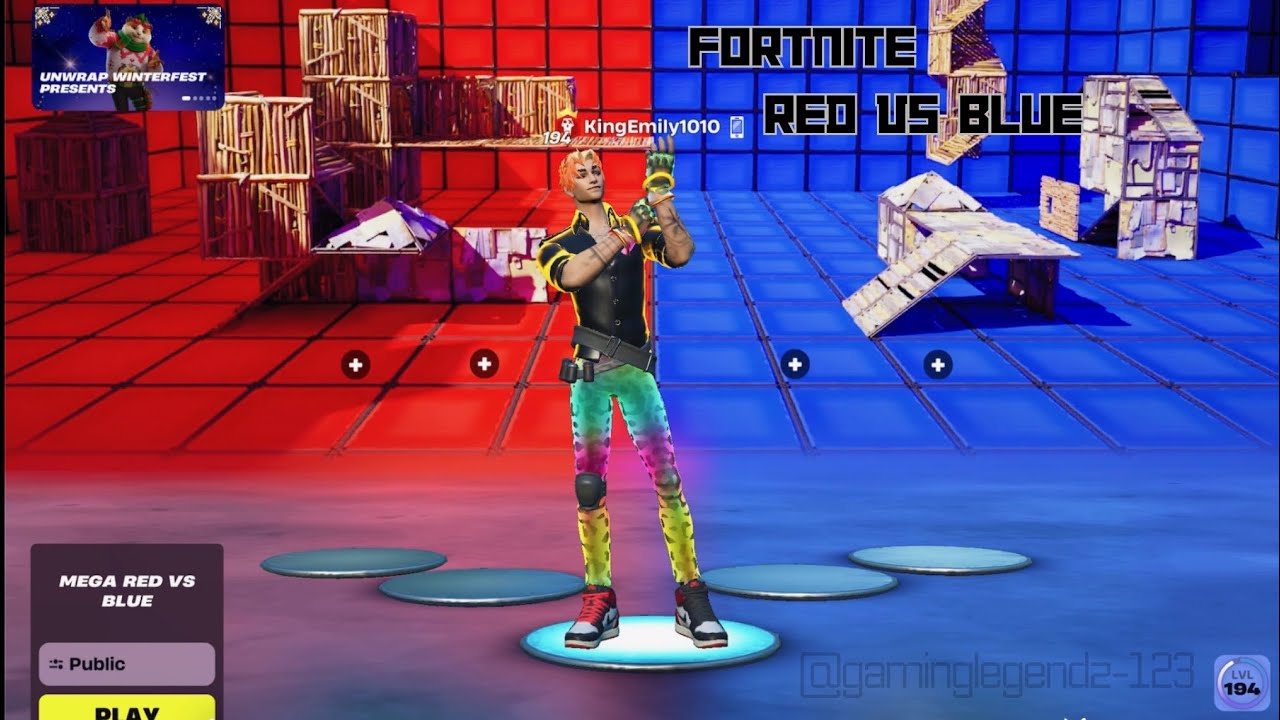 Fortnite Red vs Blue #fortnite #video #fypシ #fyp