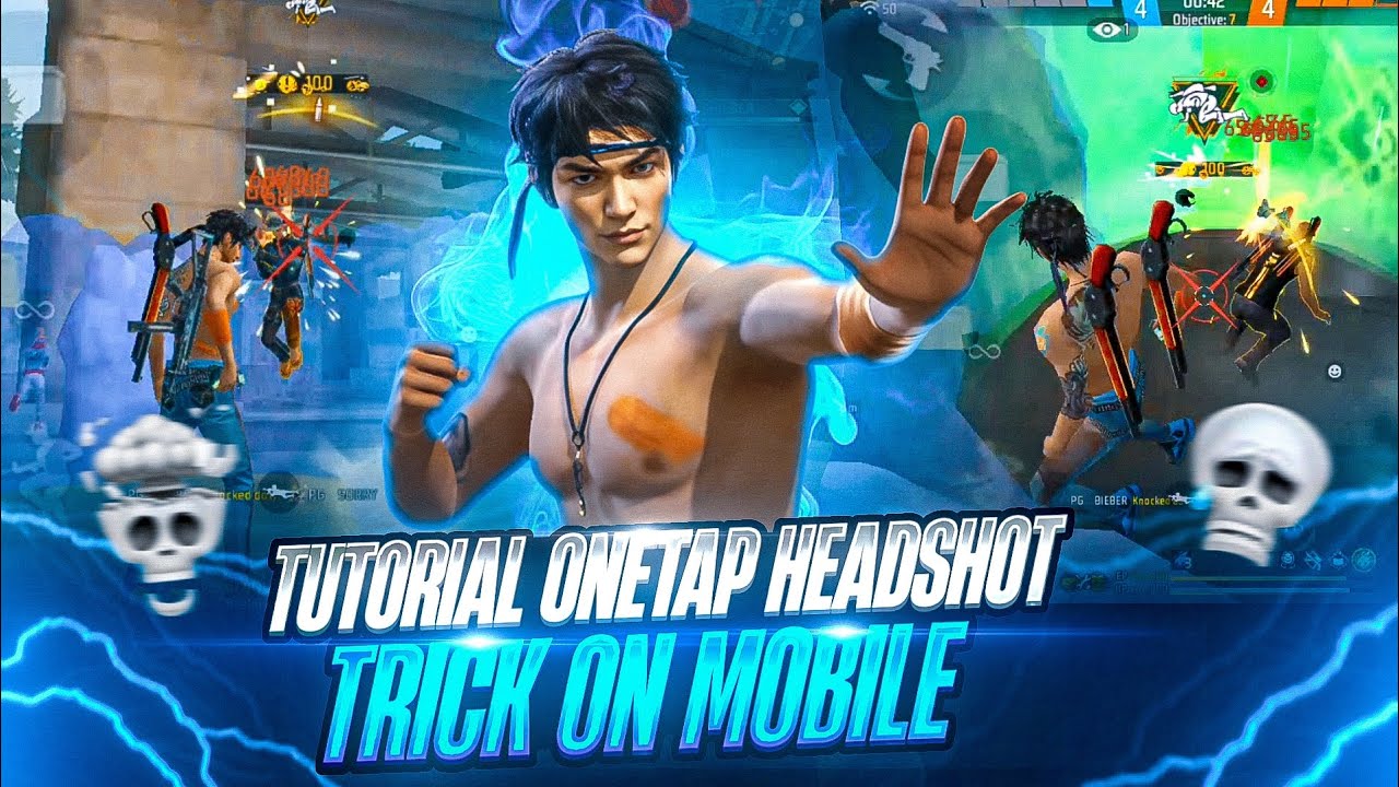 TUTORIAL🥵 ONETAP HEADSHOT🤯 TRICK ON MOBILE📲 BEST SETTINGS ⚙️ !! BIEBER BOY FF 
