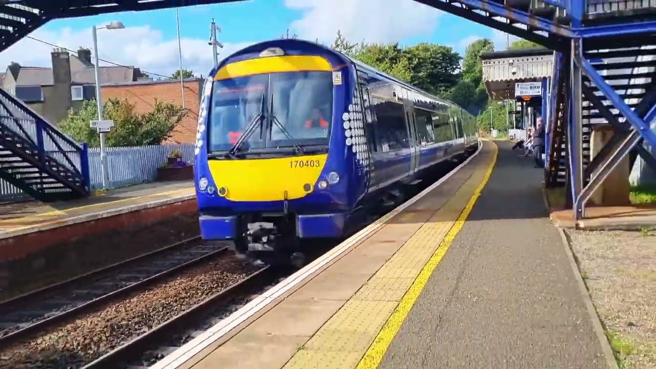 Trains at North Queensferry, 2024
